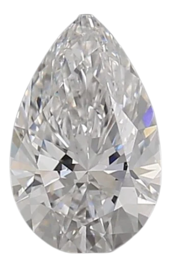 0.9 Carat E VS2 Pear Lab Diamond
