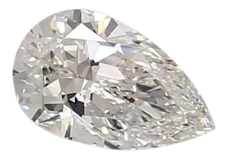 0.9 Carat E VVS1 Pear Lab Diamond