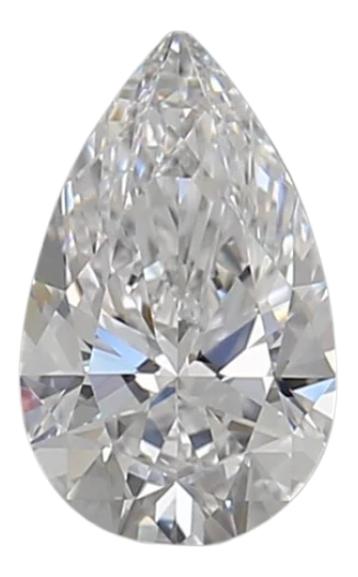 0.9 Carat D VVS2 Pear Lab Diamond