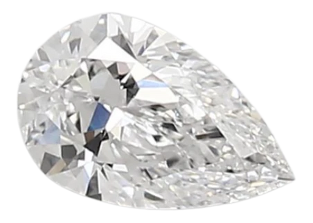 0.9 Carat D VVS2 Pear Lab Diamond