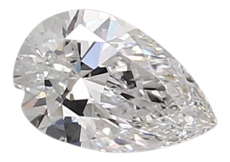0.9 Carat D VVS2 Pear Lab Diamond