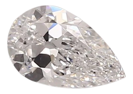 0.9 Carat D VVS2 Pear Lab Diamond