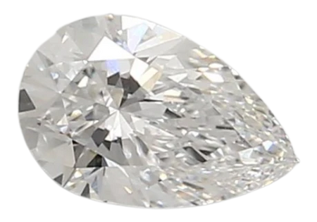0.9 Carat D VVS2 Pear Lab Diamond