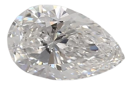 0.9 Carat E VVS2 Pear Lab Diamond