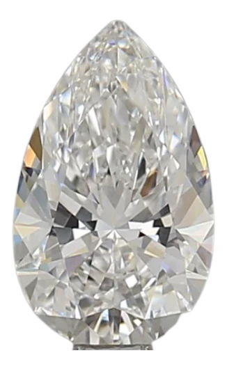 0.9 Carat E VVS2 Pear Lab Diamond
