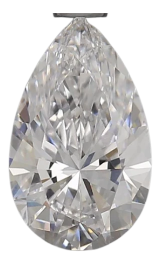 0.9 Carat E VVS2 Pear Lab Diamond