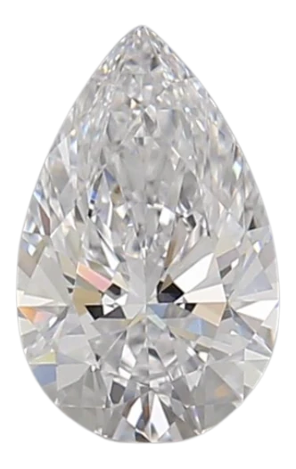 0.91 Carat D VS1 Pear Lab Diamond
