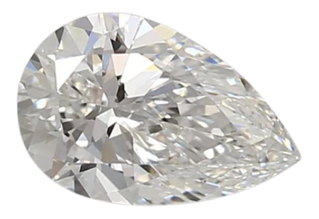 0.91 Carat D VS1 Pear Lab Diamond