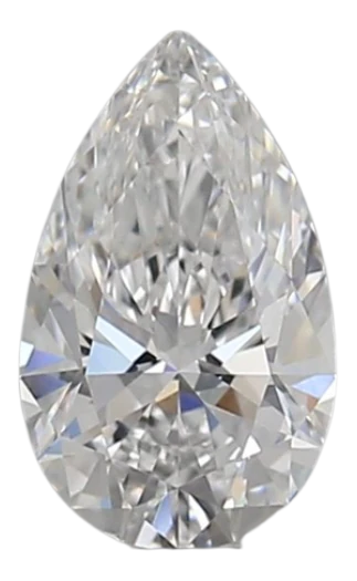 0.91 Carat D VS1 Pear Lab Diamond