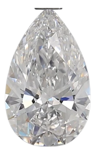 0.91 Carat D VS1 Pear Lab Diamond