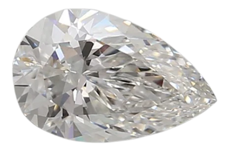 0.91 Carat E VS1 Pear Lab Diamond