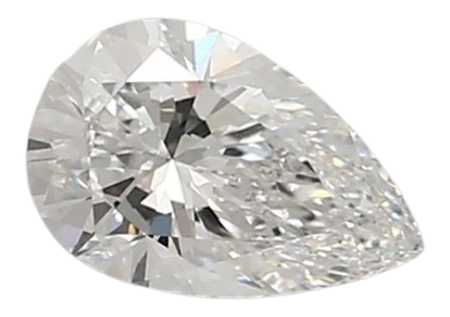 0.91 Carat E VS1 Pear Lab Diamond