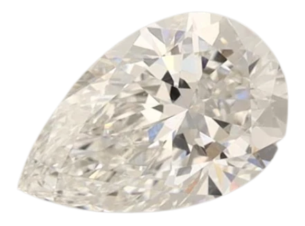 0.91 Carat F VS1 Pear Lab Diamond
