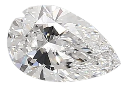 0.91 Carat D VVS1 Pear Lab Diamond