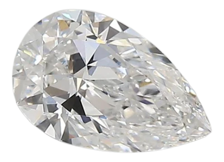 0.91 Carat D VVS1 Pear Lab Diamond