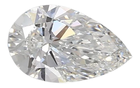 0.91 Carat E VVS1 Pear Lab Diamond