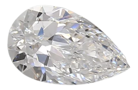 0.91 Carat D VVS2 Pear Lab Diamond