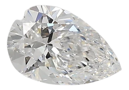 0.91 Carat D VVS2 Pear Lab Diamond