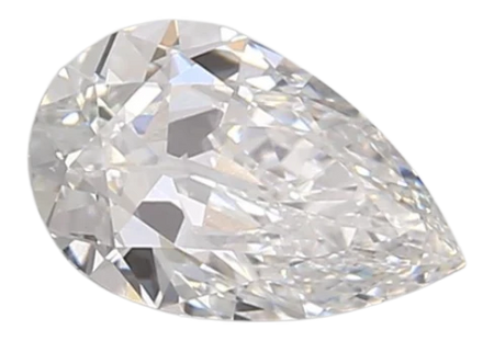 0.91 Carat D VVS2 Pear Lab Diamond