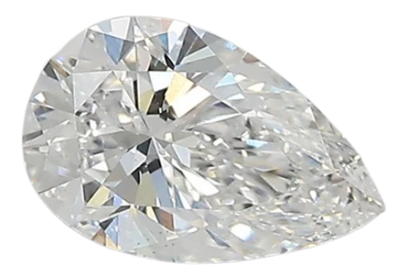 0.91 Carat D VVS2 Pear Lab Diamond