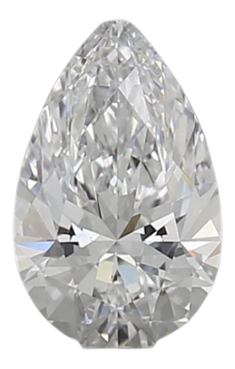 0.91 Carat D VVS2 Pear Lab Diamond
