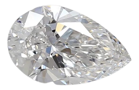 0.91 Carat D VVS2 Pear Lab Diamond