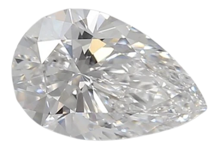 0.91 Carat D VVS2 Pear Lab Diamond
