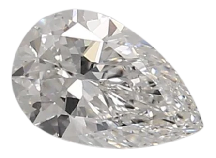 0.91 Carat E VVS2 Pear Lab Diamond