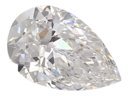 0.91 Carat E VVS2 Pear Lab Diamond