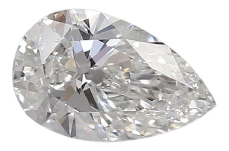 0.91 Carat E VVS2 Pear Lab Diamond