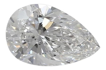 0.91 Carat E VVS2 Pear Lab Diamond