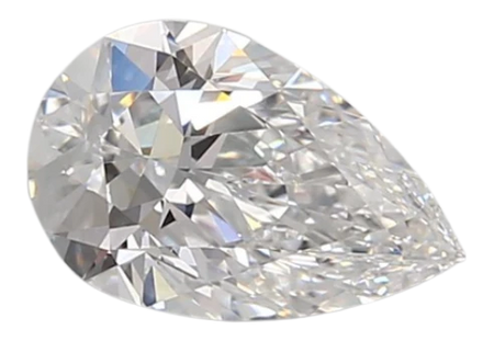 0.92 Carat D VS1 Pear Lab Diamond