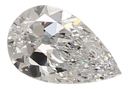 0.92 Carat D VVS2 Pear Lab Diamond