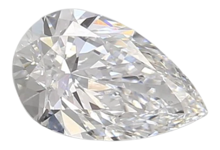0.92 Carat D VVS2 Pear Lab Diamond