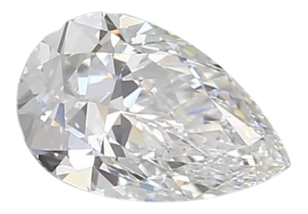 0.92 Carat D VVS2 Pear Lab Diamond