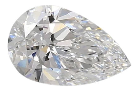0.92 Carat D VVS2 Pear Lab Diamond