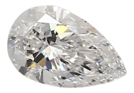 0.92 Carat D VVS2 Pear Lab Diamond
