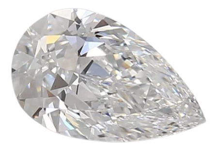 0.92 Carat D VVS2 Pear Lab Diamond