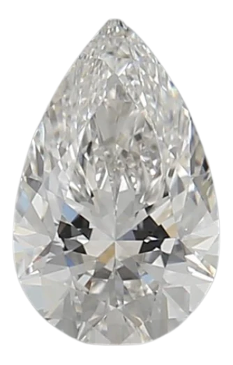 0.92 Carat F VVS2 Pear Lab Diamond