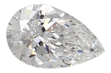 0.93 Carat D VS1 Pear Lab Diamond