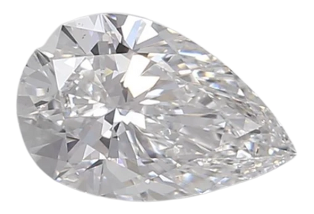 0.93 Carat D VS2 Pear Lab Diamond