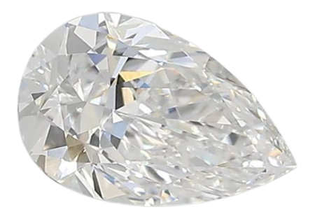 0.93 Carat D VVS1 Pear Lab Diamond