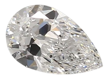 0.93 Carat D VVS2 Pear Lab Diamond