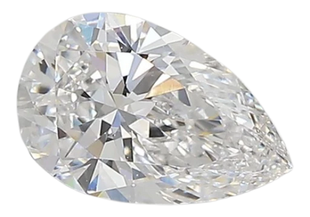 0.93 Carat D VVS2 Pear Lab Diamond