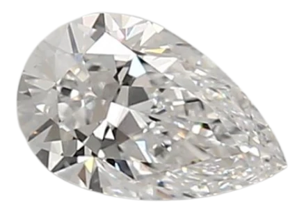 0.93 Carat D VVS2 Pear Lab Diamond