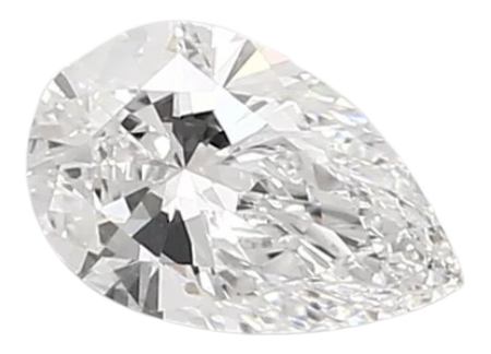 0.93 Carat D VVS2 Pear Lab Diamond