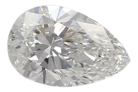 0.93 Carat E VVS2 Pear Lab Diamond