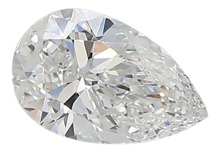 0.94 Carat D VVS2 Pear Lab Diamond