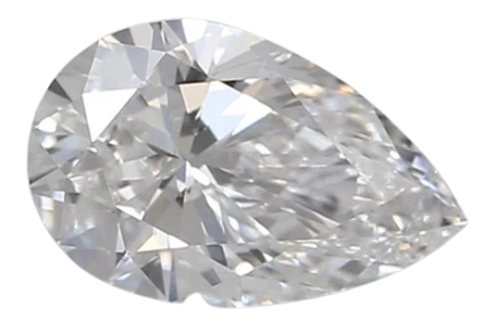 0.94 Carat D VVS2 Pear Lab Diamond