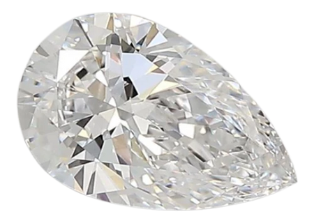 0.94 Carat D VVS2 Pear Lab Diamond
